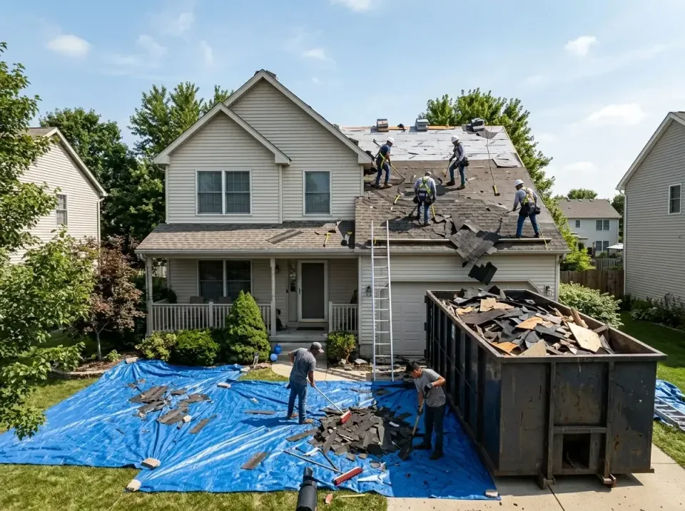 roof-replacement-debris-remova-004 — frequently asked questions, Cheapest Dumpster Rentals in Holiday Island, AR